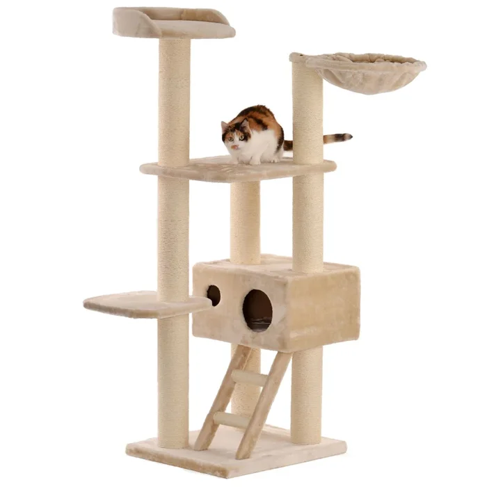 Silvio Design XXL Katzenbaum ‚Rufus‘, beige