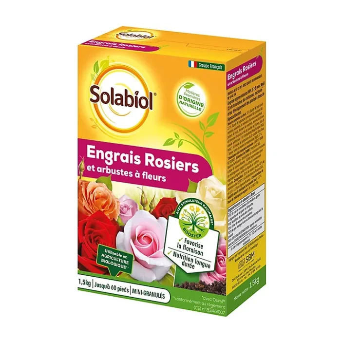 Solabiol – Rosen- und Blütensträucher-Dünger – 1,5kg