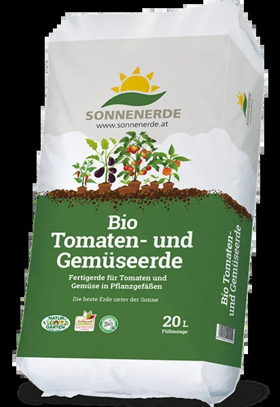 Sonnenerde Bio Tomaten- und Gemüseerde, 20 l