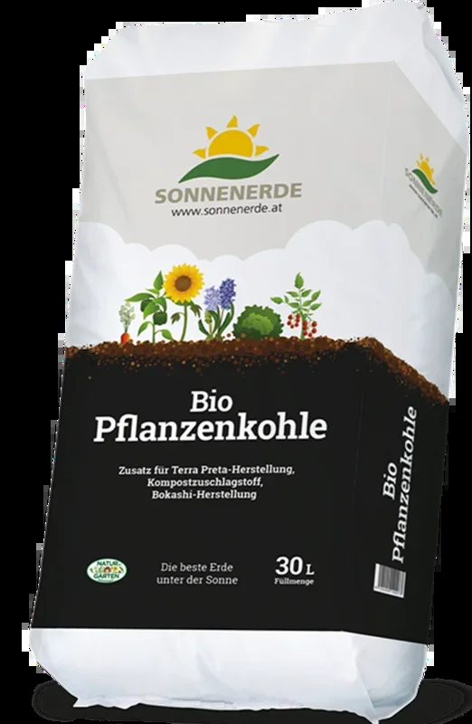 Sonnenerde Pflanzenkohle, 30 l