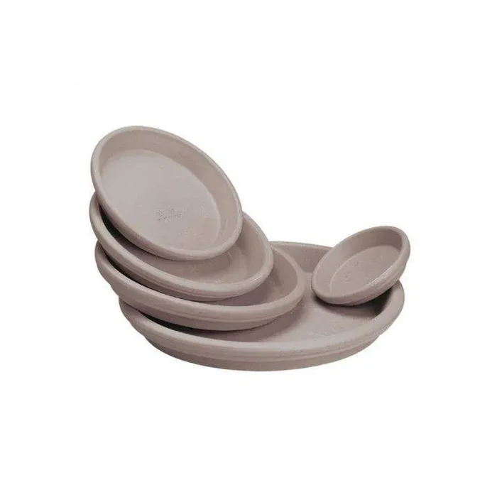 Soucoupe Rond Lisse Terre Ø23 cm Grau