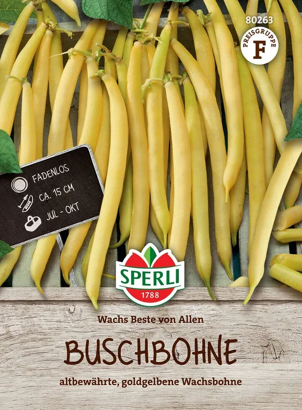 SPERLI’s Buschbohnen-Samen ‚Wachs Beste von Allen‘