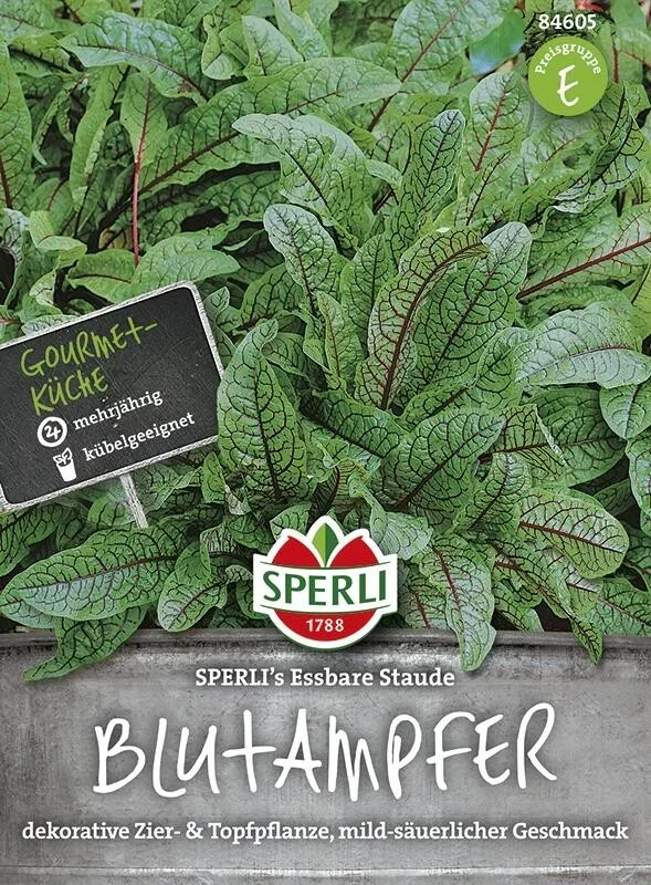 Sperli Blutampfer SPERLING`s Essbare Staude, milder Geschmack