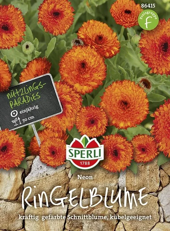 Sperli Ringelblume Calendula officinalis Neon, leuchtend orange
