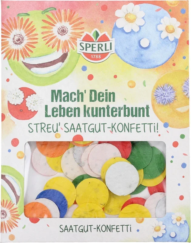 Sperli Saatgut-Konfetti, rund