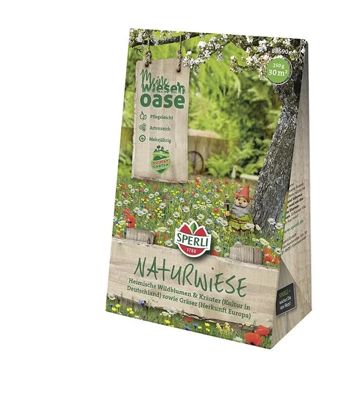 Sperlis Naturwiese mit heimischen Blumen 250g, pflegeleicht & robust