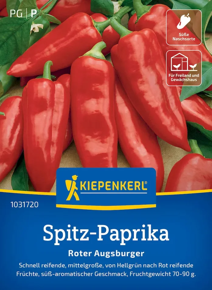 Spitz-Paprikasamen Roter Augsburger