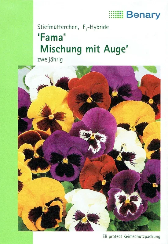 Stiefmütterchen Fama Mischung mit Auge [MHD 12/2025]
