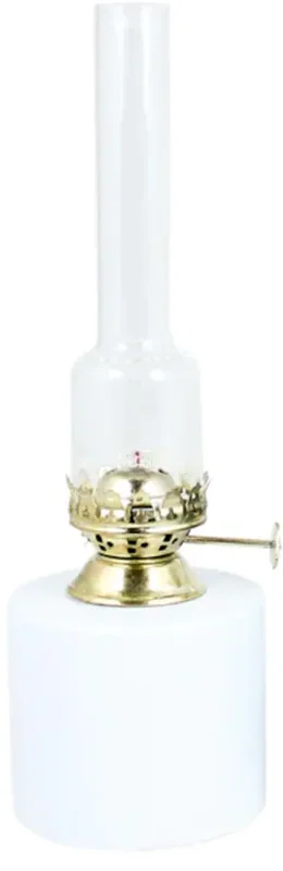 Strömshaga Petroleumlampe Straight „Weiß“, S