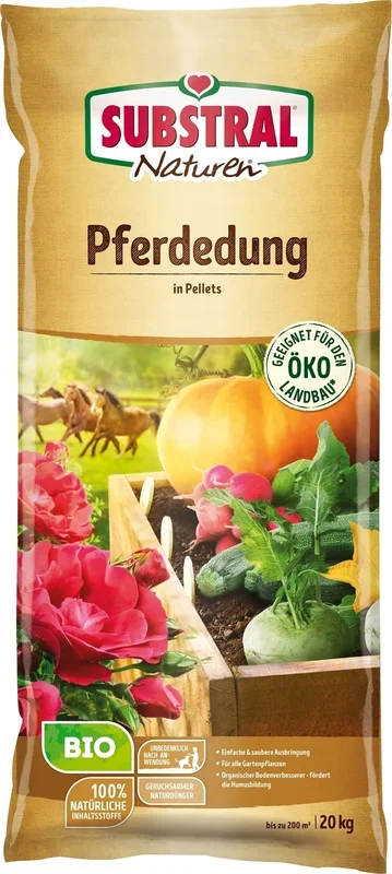 SUBSTRAL® Naturen® Bio Pferdedung, 20 kg