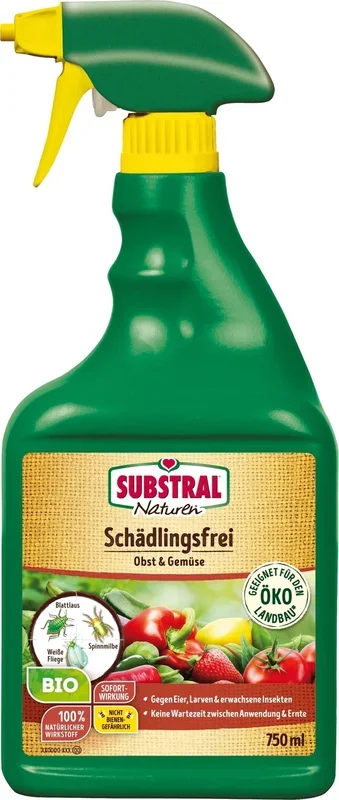 SUBSTRAL® Naturen® Bio Schädlingsfrei Obst & Gemüse, 750 ml – Reg. Nr. 2739