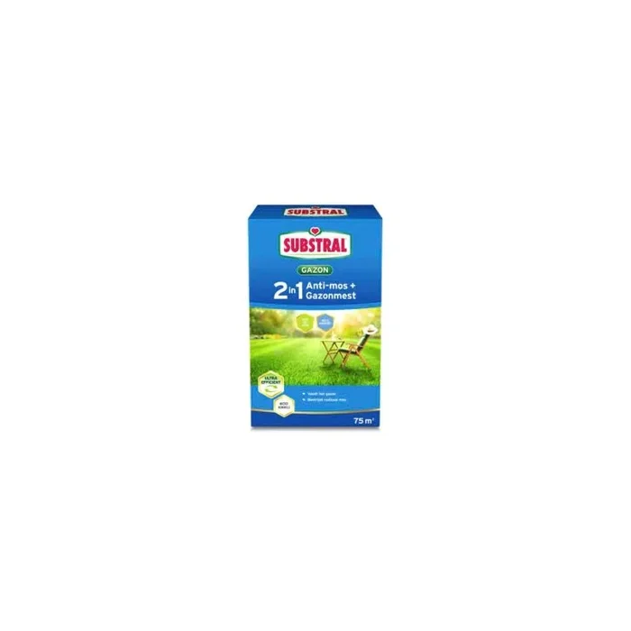 SUBSTRAL Rasen Dünger & Moosvernichter 75m²