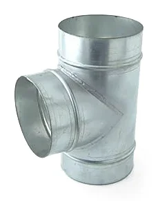T-Stück, Metall, ø 125 mm