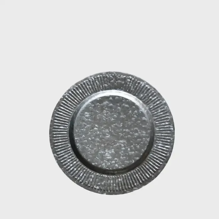 Teller Silber für Kränze 26cm
