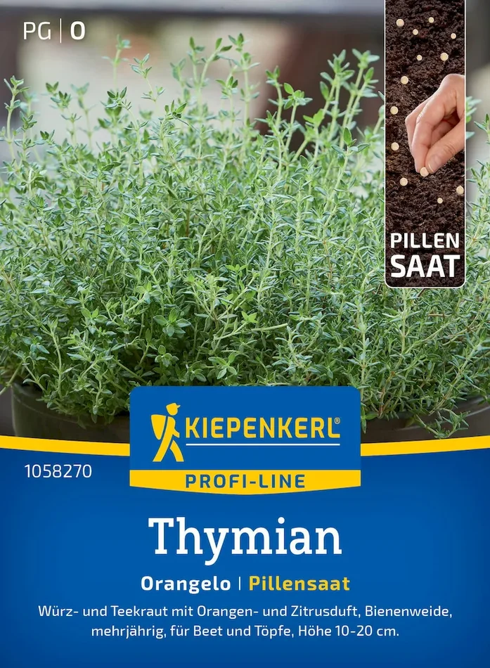 Thymiansamen Orangelo, Pillensaat