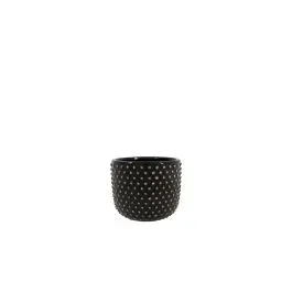 Topf Bolino schwarz D15 H13