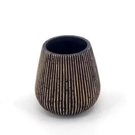 Topf Künstler schwarz gold 16 cm