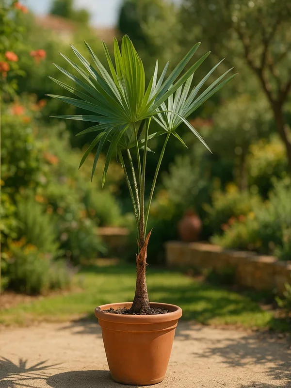 Trachycarpus nova × Princeps new form – Hybride Hanfpalme