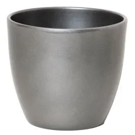 Übertopf Pot Boule metallic