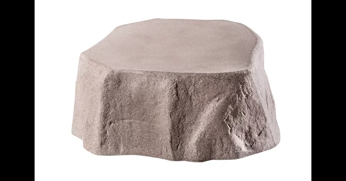 Untersatz für Regenspeicher Hinkelstein granitrot