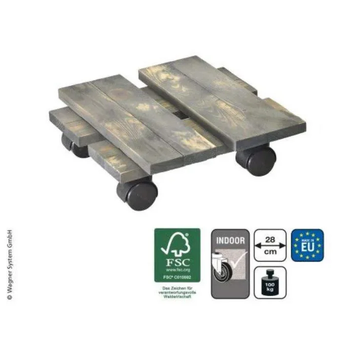 Untertasse mit Rädern Multi Roller Loft