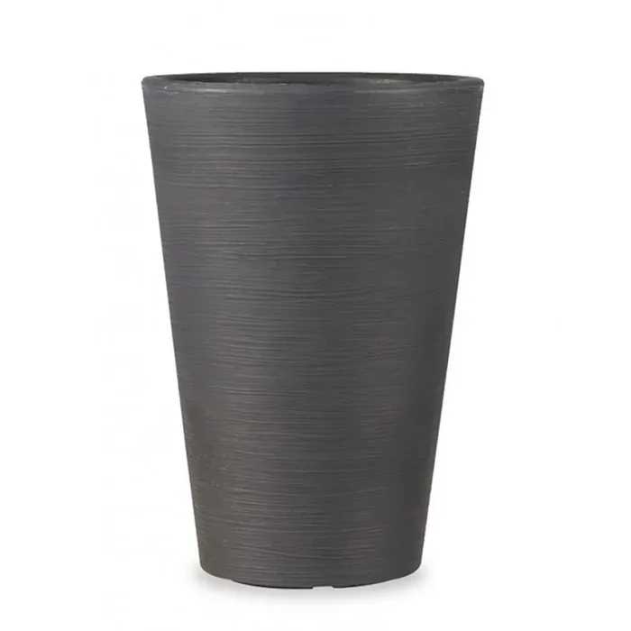 Vase 75cm Anthrazit aus Kunststoff