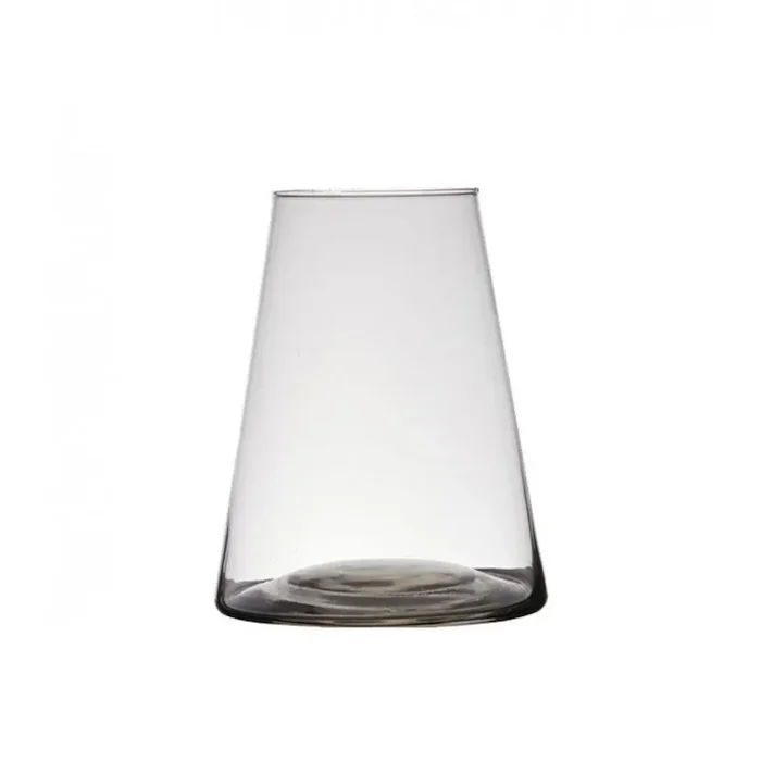 Vase Frau 16 cm hoch. Transparentes Glas