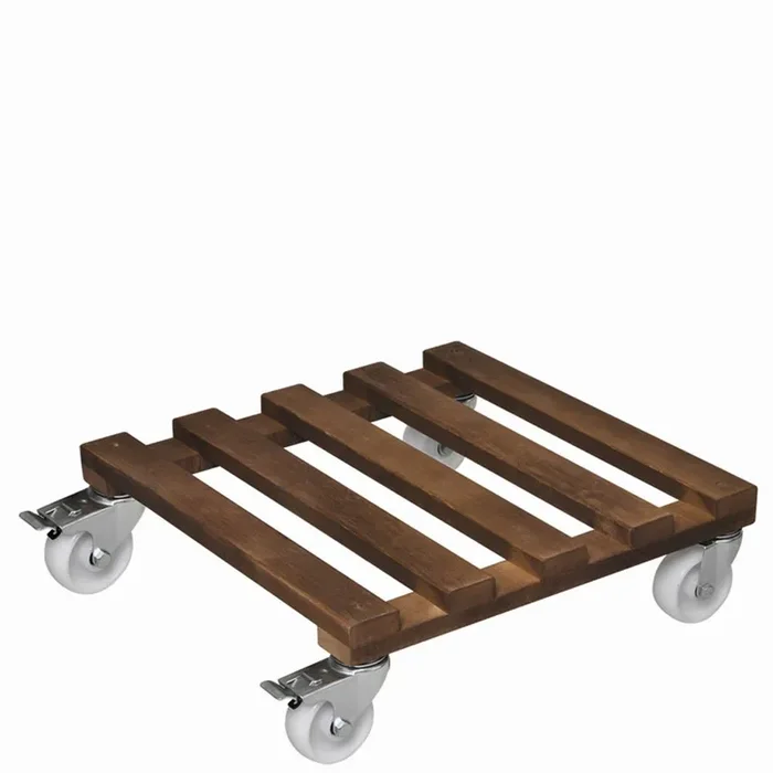 Wagner Pflanzenroller Gigant 45×45 cm Tragkraft 250 kg braun