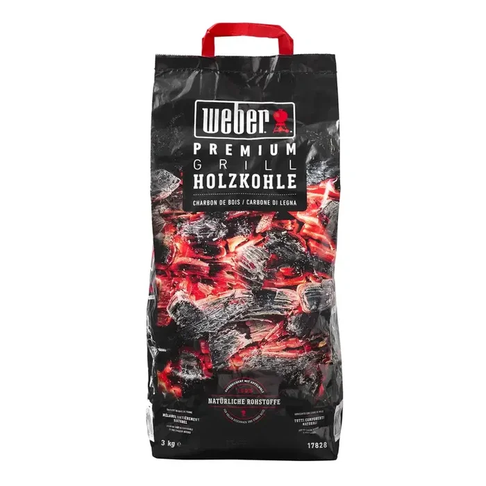 Weber Premium-Holzkohle, 3 kg