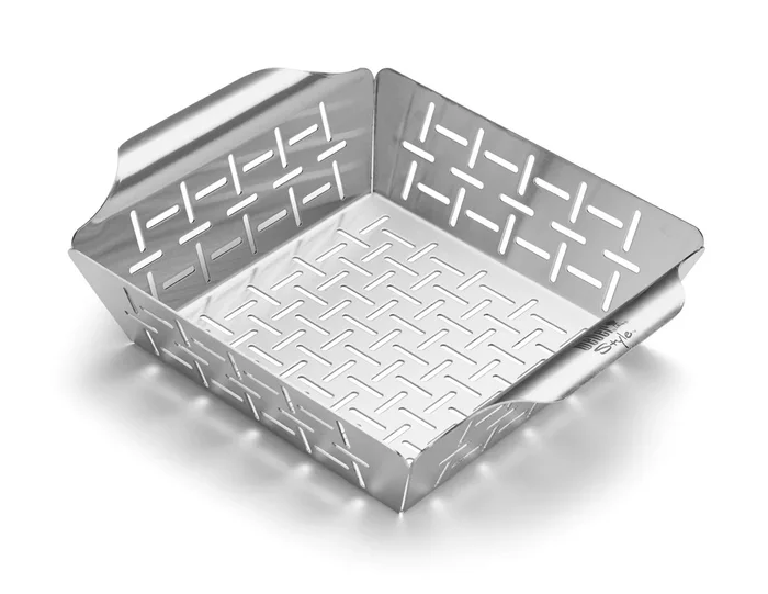 Weber® Style™ Gemüsekorb klein, Edelstahl, 19,4 x 24 x 6,5 cm