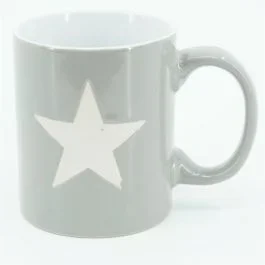 Weihnachtstasse hellgrau