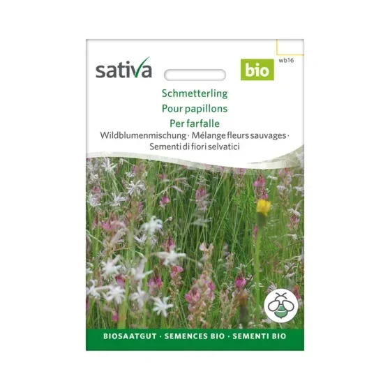 Wildblumenmischung Schmetterling Biosamen wb16