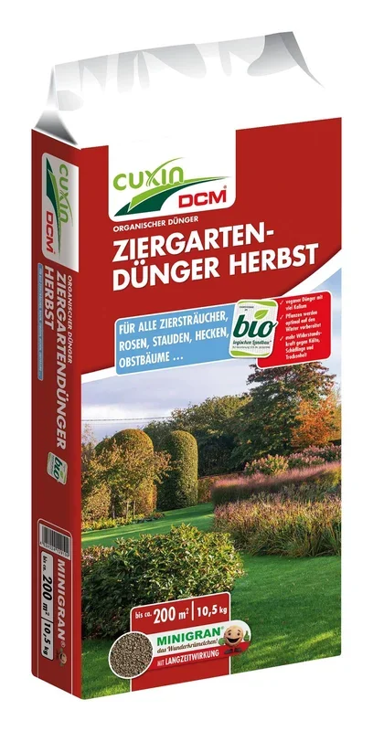 Ziergartendünger Herbst